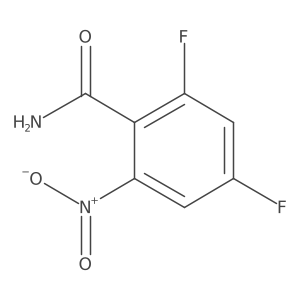2,4-Difluoro-6-nitrobenzamide结构式