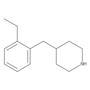 4-[(2-Ethylphenyl)methyl]piperidine Structure