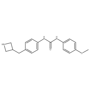 N-[4-(3-Azetidinylmethyl)phenyl]-N'-(4-methoxyphenyl)urea Structure