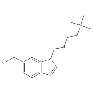 6-(Chloromethyl)-1-[[2-(trimethylsilyl)ethoxy]methyl]-1h-benzimidazole Structure