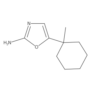 5-(1-Methylcyclohexyl)-1,3-oxazol-2-amine Structure