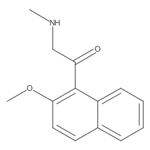 1-(2-Methoxynaphthalen-1-yl)-2-(methylamino)ethan-1-one Structure