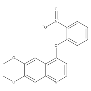 6,7-Dimethoxy-4-(2-nitrophenoxy)quinoline Structure