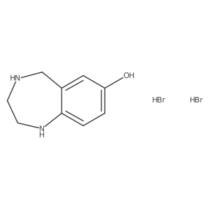 2,3,4,5-tetrahydro-1H-1,4-benzodiazepin-7-ol dihydrobromide Structure