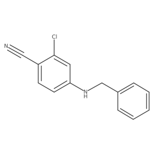 4-(Benzylamino)-2-chlorobenzonitrile结构式