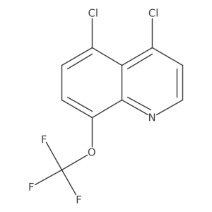 4,5-Dichloro-8-(trifluoromethoxy)quinoline Structure