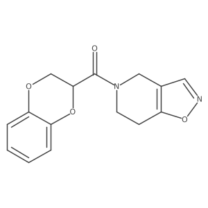 (2,3-dihydrobenzo[b][1,4]dioxin-2-yl)(6,7-dihydroisoxazolo[4,5-c]pyridin-5(4H)-yl)methanone Structure