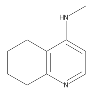 N-methyl-5,6,7,8-tetrahydroquinolin-4-amine结构式