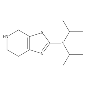 N,N-Bis(propan-2-yl)-4H,5H,6H,7H-[1,3]thiazolo[5,4-c]pyridin-2-amine Structure
