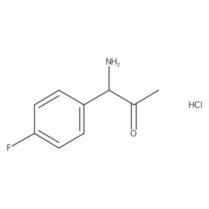 4-Fluoroisocathinone hydrochloride结构式
