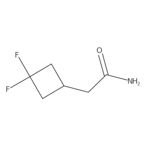 2-(3,3-Difluorocyclobutyl)acetamide Structure