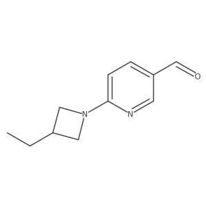 6-(3-Ethylazetidin-1-yl)pyridine-3-carbaldehyde Structure