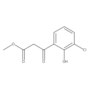 Methyl 3-(3-chloro-2-hydroxyphenyl)-3-oxopropanoate结构式