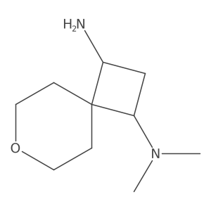 N1,N1-dimethyl-7-oxaspiro[3.5]nonane-1,3-diamine结构式