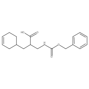3-{[(Benzyloxy)carbonyl]amino}-2-[(cyclohex-3-en-1-yl)methyl]propanoic acid Structure