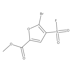 Methyl 5-bromo-4-(fluorosulfonyl)furan-2-carboxylate Structure