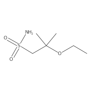 2-Ethoxy-2-methylpropane-1-sulfonamide Structure