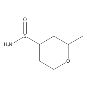 2-Methyloxane-4-sulfinamide结构式
