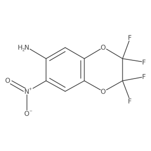 6-Amino-7-nitro-2,2,3,3-tetrafluoro-1,4-benzodioxane Structure