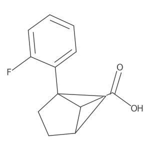 1-(2-Fluorophenyl)bicyclo[2.1.1]hexane-5-carboxylic acid Structure