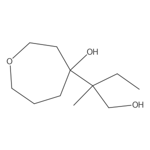 4-(1-Hydroxy-2-methylbutan-2-yl)oxepan-4-ol Structure