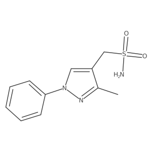 (3-methyl-1-phenyl-1H-pyrazol-4-yl)methanesulfonamide结构式