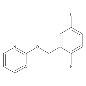 2-[(2,5-Difluorophenyl)methoxy]pyrimidine结构式