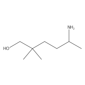 (5S)-5-amino-2,2-dimethylhexan-1-ol Structure