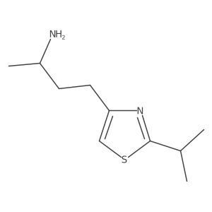 (2R)-4-[2-(propan-2-yl)-1,3-thiazol-4-yl]butan-2-amine Structure