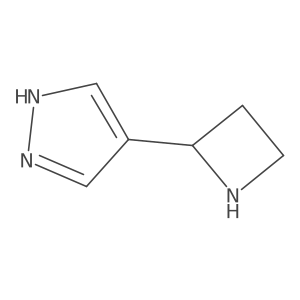 4-(azetidin-2-yl)-1H-pyrazole结构式