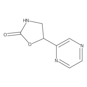 5-(Pyrazin-2-yl)-1,3-oxazolidin-2-one结构式