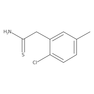2-(2-Chloro-5-methylphenyl)ethanethioamide Structure