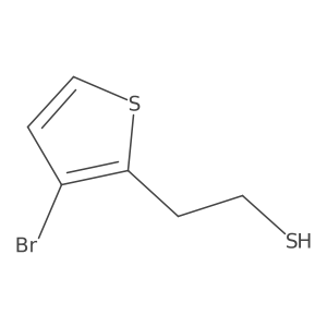 2-(3-Bromothiophen-2-yl)ethane-1-thiol Structure