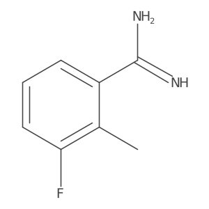 3-Fluoro-2-methylbenzene-1-carboximidamide Structure