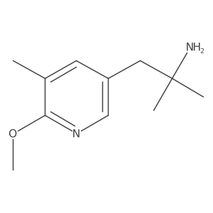 1-(6-Methoxy-5-methylpyridin-3-yl)-2-methylpropan-2-amine Structure