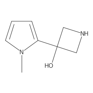 3-(1-methyl-1H-pyrrol-2-yl)azetidin-3-ol Structure