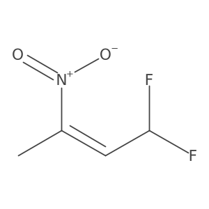 1,1-Difluoro-3-nitrobut-2-ene结构式