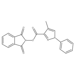 1,3-dioxo-2,3-dihydro-1H-isoindol-2-yl 4-methyl-1-phenyl-1H-pyrazole-3-carboxylate Structure