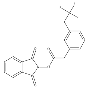 1,3-dioxo-2,3-dihydro-1H-isoindol-2-yl 2-[3-(2,2,2-trifluoroethyl)phenyl]acetate Structure