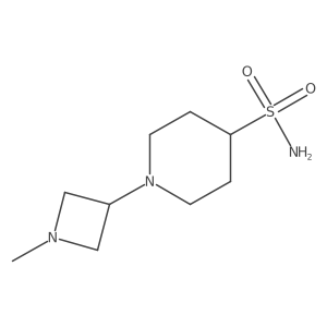 1-(1-methyl-3-azetidinyl)-4-Piperidinesulfonamide Structure