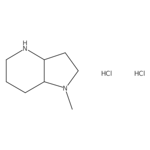 1-Methyloctahydro-1H-pyrrolo[3,2-b]pyridine dihydrochloride结构式