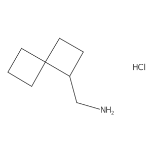 Spiro[3.3]heptan-3-ylmethanamine;hydrochloride Structure