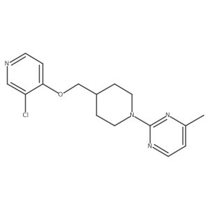 2-(4-{[(3-Chloropyridin-4-yl)oxy]methyl}piperidin-1-yl)-4-methylpyrimidine Structure