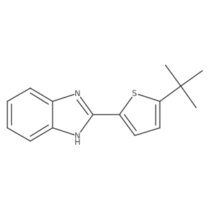 2-(5-(tert-Butyl)thiophen-2-yl)-1H-benzo[d]imidazole结构式