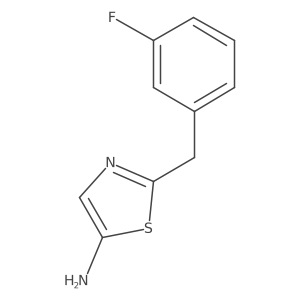 2-[(3-fluorophenyl)methyl]-5-Thiazolamine结构式
