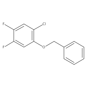 1-(Benzyloxy)-2-chloro-4,5-difluorobenzene结构式