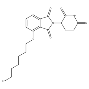 Thalidomide-O-C6-Br结构式