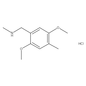 [(2,5-Dimethoxy-4-methylphenyl)methyl](methyl)amine hydrochloride Structure
