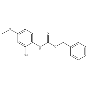 benzyl N-(4-methoxy-2-sulfanylphenyl)carbamate结构式