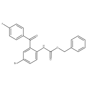 benzyl N-[4-bromo-2-(4-fluorobenzoyl)phenyl]carbamate Structure